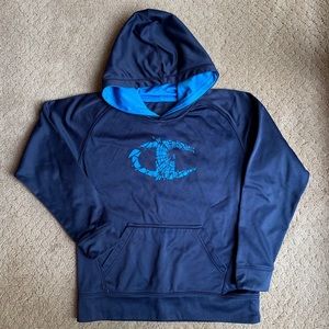Champion hoodie, YL, Dark Navy